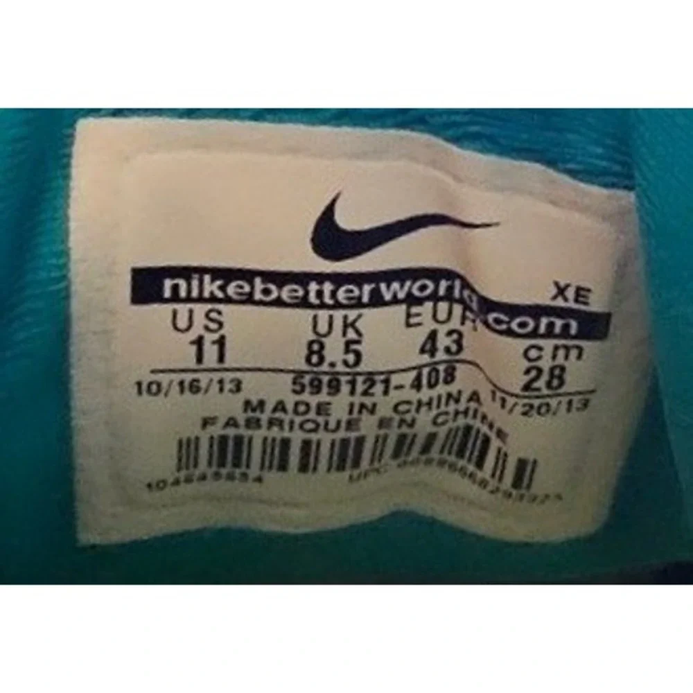 Nike Zoom Wildhorse Womens 11 Trail Running Shoes Dark Obsidian 599121-408